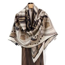 Sciarpa lana seta paisley