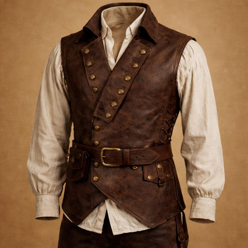 Costume uomo pirata - , cuoio