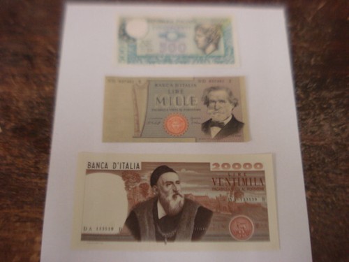 Banconota 20000 lire fdc - banconota,
