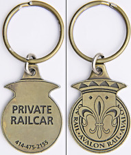 Portachiavi vagone ferroviario privato Avalon ferrovia castello dormiente restauro auto co