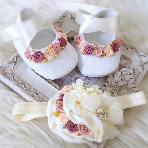 Scarpe battesimo avorio - da,