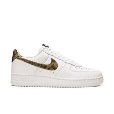 Nike Air Force 1 Low Retro PRM QS Sneaker Uomo Bianco NUOVE IMBALLO ORIGINALE