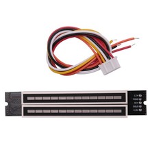  Dual Indicatore di Livello 12 VU Meter Scheda Amplificatore Stereo Scheda 6492