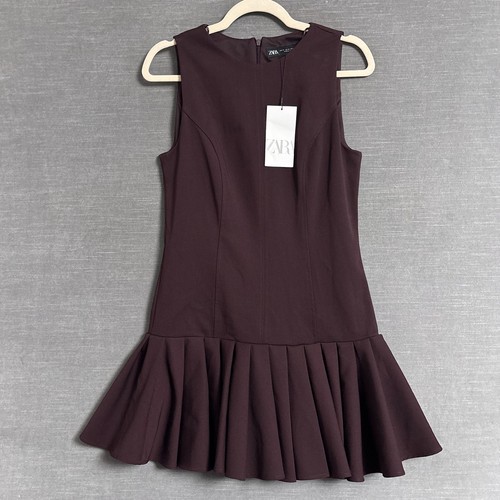 Abito camicia zara viola - m,