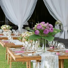 Bouquet da sposa fiori in seta