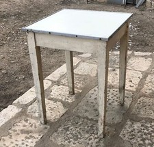 vecchio tavolo da bar cucina in legno e formica anni 60 modernariato vintage