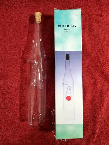 Bottiglia vetro soffiato - bottiglia, da