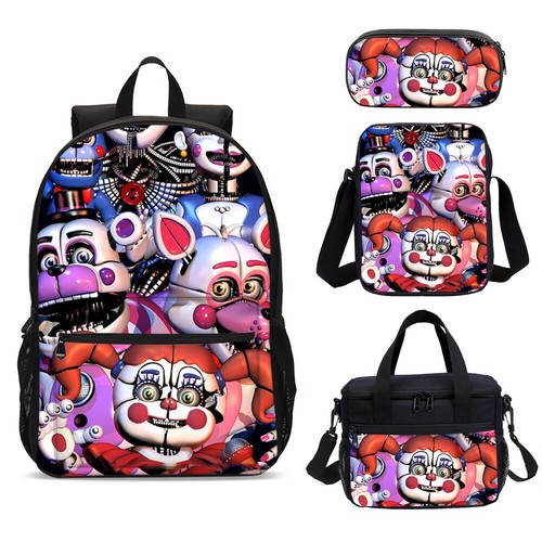 Lotto zaino scuola five nights - zaino,