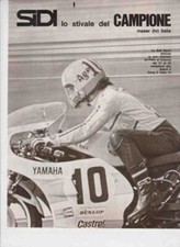 advertising Pubblicità-STIVALI  MOTO SIDI  G.AGOSTINI 1974 BOOT VINTAGE