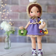 Parla bambola all'uncinetto