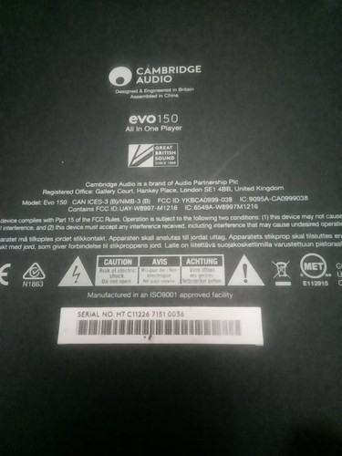 Cambridge audio evo - audio,