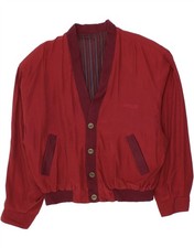 Giacca bomber uomo Aquarama UK 40 grande cotone bordeaux BY13