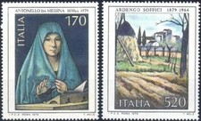 1979 italia repubblica Arte Italiana - Antonello da Messina e Soffici MNH