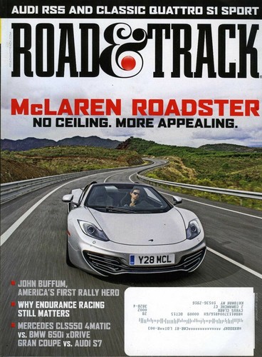 Road track magazine january - track,