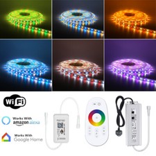 Striscia LED sincronizzazione musicale RGBW WiFi 10M 20M 30M 40M 80M impermeabile 12V alimentatore