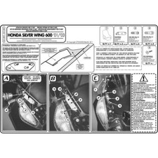 Kit spoiler per honda 600 - kit,