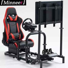 Minneer Racing Simulator Cockpit Con Seat Fit E TV Stand Per Logitech G29 G920