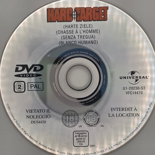 Hard target dvd - target, video