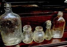 Lotto bottiglie vetro