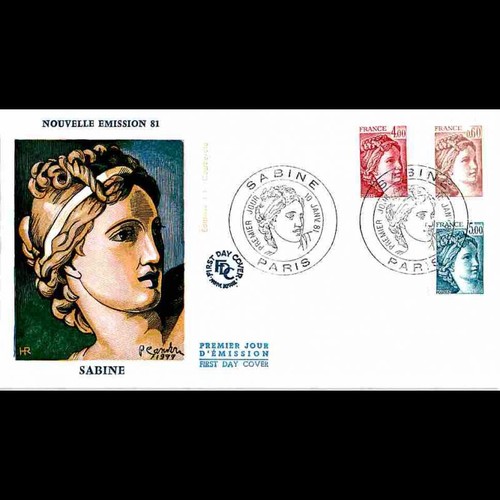 Fdc émission sabine - jf, "sabine"
