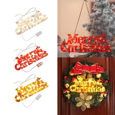 Targa illuminata di Natale