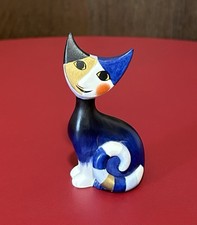 Statuina gatto porcellana