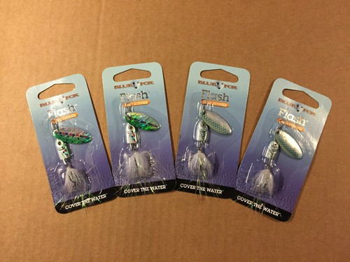 Blue fox flash spinners - blue,