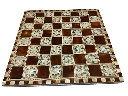 Scacchiera legno fatta - in,
