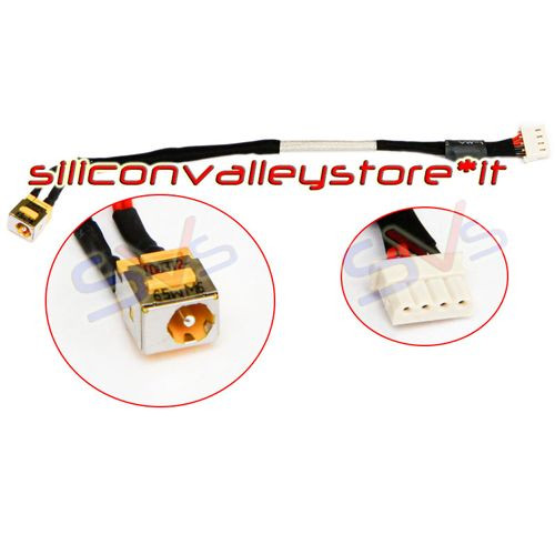 Power jack con cavo - dc, 18cm