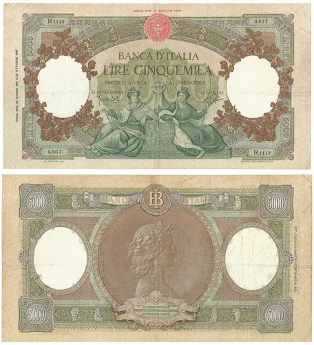 Repubblica italiana 5000 - repubblica,