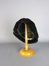 CAPPELLO VELLUTO NERO DA DONNA