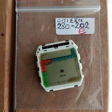 Citizen Quartz 280-202 LCD Movimento Vintage USED NOT WORKING Spare Parts 9610