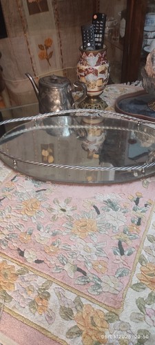 Elegante vassoio vintage ovale - elegante,