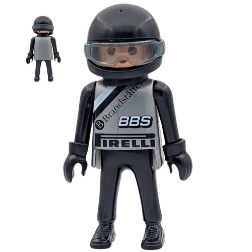 Playmobil figura pilota nero