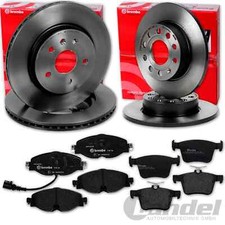 BREMBO Dischi Freno + Pastiglie Anteriori + Posteriore per VW Golf 7 Audi A3 8V