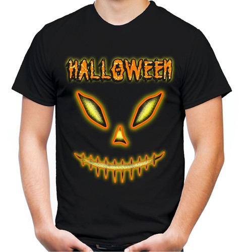 Shirt halloween zucca viso - zucca,