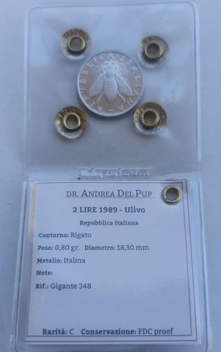 Lire 1989 fdc proof - 1989, -proof