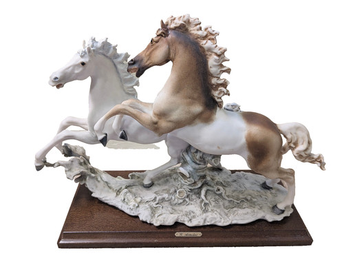 Rara statuina scultura cavallo - statuina,