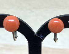 ORECCHINI VINTAGE BOTTONE IN