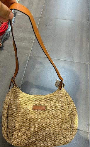 Borsa tracolla paglia - borsa, in