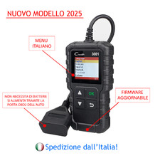 2025 CR3001 OBD2 Auto Scanner DIAGNOSTICA ELETTRAUTO Lettore Codici Centralina