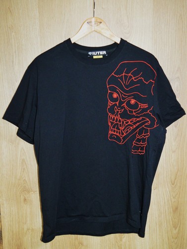 Shirt iuter teschio ricamata - t-shirt,
