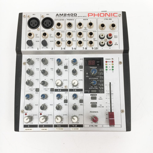 Phonic am2400 mixer - phonic,