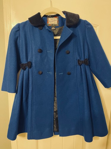 Cappotto petti blu bambino - blu,