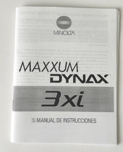 Minolta maxxum dynax 3xi - dynax,