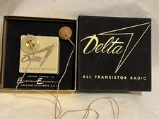 ALL TRANSISTOR RADIO DELTA ANNI 60 CHICAGO ILLINOIS USA NEW IN BOX!
