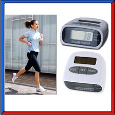 PEDOMETRO CONTAPASSI CALORIE CONTA PASSI DISTANZA SOLARE PER SPORT JOGGING CORSA