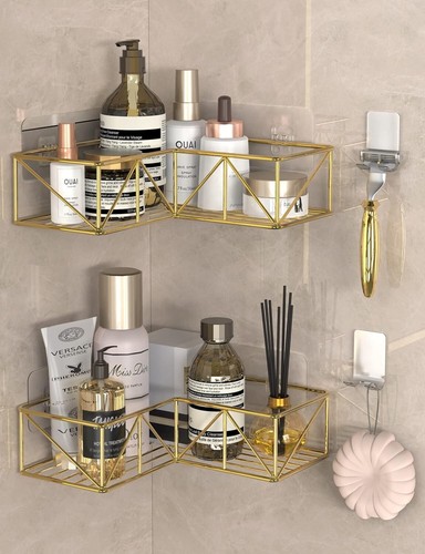 Box doccia angolare oro - doccia,