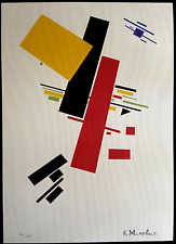 Kazimir Malevich Litografia COA originale numerata a matita -Piet Mondrian