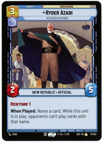 Ryder azadi governatore - ryder,
